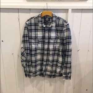 Roots flannel shirt